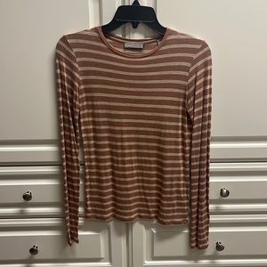Vince striped long sleeve t-shirt